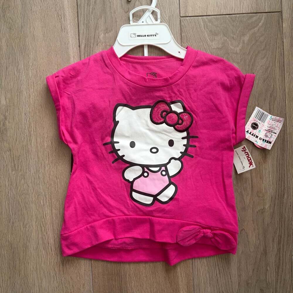 Hello Kitty 2-Piece T-Shirt And Leggings Set Size 5/6 Pink
